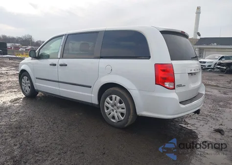 2016 Dodge Grand Caravan American Value Pkg z USA, uszkodzony, nr VIN 2C4RDGBG5GR163404